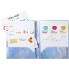 image:imageMr Pen Plastic Folders with Pockets 5 pcs  Aesthetic File Folder with Business Card Slot 2Pocket Folder Back to School Office Filing SuppliesMarble