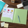 image:imageMr Pen Plastic Folders with Pockets 5 pcs  Aesthetic File Folder with Business Card Slot 2Pocket Folder Back to School Office Filing SuppliesSeaside Carnival