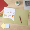 image:imageMr Pen Plastic Folders with Pockets 5 pcs  Aesthetic File Folder with Business Card Slot 2Pocket Folder Back to School Office Filing SuppliesTerracotta