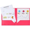 image:imageMr Pen Plastic Folders with Pockets 5 pcs  Aesthetic File Folder with Business Card Slot 2Pocket Folder Back to School Office Filing SuppliesTropical Paradise
