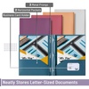 image:imageMr Pen Plastic Folders with Pockets and Prong 5 Pack Assorted Colors  Pocket Folders Folders with Prongs File Folders with Fasteners 2 Pocket Folder Folder with Pockets