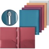 image:imageMr Pen Plastic Folders with Pockets and Prong 5 Pack Assorted Colors  Pocket Folders Folders with Prongs File Folders with Fasteners 2 Pocket Folder Folder with Pockets
