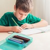 image:imageMr Pen Plastic Pencil Case Box 6 Pack  Large Crayon Marker Pen Organizer Bulk Plastic Bead Organizing Container with SnapTight Lids Clear Craft Storage BoxesGreen Shades