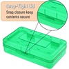 image:imageMr Pen Plastic Pencil Case Box 6 Pack  Large Crayon Marker Pen Organizer Bulk Plastic Bead Organizing Container with SnapTight Lids Clear Craft Storage BoxesBlue  Green