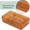 image:imageMr Pen Plastic Pencil Case Box 6 Pack  Large Crayon Marker Pen Organizer Bulk Plastic Bead Organizing Container with SnapTight Lids Clear Craft Storage BoxesEarthy Colors
