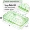 image:imageMr Pen Plastic Pencil Case Box 6 Pack  Large Crayon Marker Pen Organizer Bulk Plastic Bead Organizing Container with SnapTight Lids Clear Craft Storage BoxesPink  Blue  Green