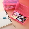 image:imageMr Pen Plastic Pencil Case Box 6 Pack  Large Crayon Marker Pen Organizer Bulk Plastic Bead Organizing Container with SnapTight Lids Clear Craft Storage BoxesVibrant Pink
