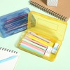 image:imageMr Pen Plastic Pencil Case Box 6 Pack  Large Crayon Marker Pen Organizer Bulk Plastic Bead Organizing Container with SnapTight Lids Clear Craft Storage BoxesYellow  Blue