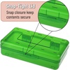 image:imageMr Pen Plastic Pencil Case Box 6 Pack  Large Crayon Marker Pen Organizer Bulk Plastic Bead Organizing Container with SnapTight Lids Clear Craft Storage BoxesYellow  Red Orange  Grass Green