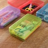 image:imageMr Pen Plastic Pencil Case Box 6 Pack  Large Crayon Marker Pen Organizer Bulk Plastic Bead Organizing Container with SnapTight Lids Clear Craft Storage Boxescolorful