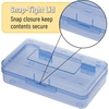 image:imageMr Pen Plastic Pencil Case Box 6 Pack  Large Crayon Marker Pen Organizer Bulk Plastic Bead Organizing Container with SnapTight Lids Clear Craft Storage BoxesYellow  Blue