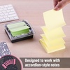image:imageMr Pen Pop Up Note Dispenser 3 x 3 2 Pack Black Base Clear Top  Sticky Note Dispenser Sticky Note Holder for Desk2 Pack