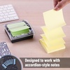 image:imageMr Pen Pop Up Note Dispenser 3 x 3 2 Pack Black Base Clear Top  Sticky Note Dispenser Sticky Note Holder for Desk4 Pack