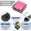 image:imageMr Pen Pop Up Note Dispenser 3 x 3 2 Pack Black Base Clear Top  Sticky Note Dispenser Sticky Note Holder for Desk4 Pack