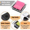 image:imageMr Pen Pop Up Note Dispenser 3 x 3 2 Pack Black Base Clear Top  Sticky Note Dispenser Sticky Note Holder for Desk6 Pack