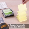 image:imageMr Pen Pop Up Note Dispenser 3 x 3 2 Pack Black Base Clear Top  Sticky Note Dispenser Sticky Note Holder for Desk6 Pack