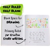 image:imageMr Pen Primary Journal Half Ruled 975 x 75 100 Sheets  Primary Journal Half Page Ruled Half Composition Notebooks Primary Composition Notebook