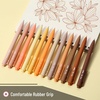image:imageMr Pen Retractable Gel Pens 12 Pack Colorful Ink Fine Point 07mm  Fast Dry Smooth Writing Cute Pens for Drawing Writing Planner and School SuppliesAutumn Leaves Ink