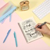 image:imageMr Pen Retractable Gel Pens 12 Pack Colorful Ink Fine Point 07mm  Fast Dry Smooth Writing Cute Pens for Drawing Writing Planner and School SuppliesBlack Ink