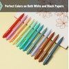image:imageMr Pen Retractable Gel Pens 12 Pack Colorful Ink Fine Point 07mm  Fast Dry Smooth Writing Cute Pens for Drawing Writing Planner and School SuppliesDeep Morandi Ink
