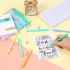 image:imageMr Pen Retractable Gel Pens 12 Pack Colorful Ink Fine Point 07mm  Fast Dry Smooth Writing Cute Pens for Drawing Writing Planner and School SuppliesFresh Color Barrels  Black Ink