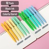 image:imageMr Pen Retractable Gel Pens 12 Pack Colorful Ink Fine Point 07mm  Fast Dry Smooth Writing Cute Pens for Drawing Writing Planner and School SuppliesFresh Color Barrels  Black Ink