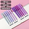 image:imageMr Pen Retractable Gel Pens 12 Pack Colorful Ink Fine Point 07mm  Fast Dry Smooth Writing Cute Pens for Drawing Writing Planner and School SuppliesLavender Legacy Barrel  Black Ink
