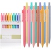 image:imageMr Pen Retractable Gel Pens 12 Pack Colorful Ink Fine Point 07mm  Fast Dry Smooth Writing Cute Pens for Drawing Writing Planner and School SuppliesMacaron Ink