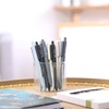 image:imageMr Pen Retractable Gel Pens 12 Pack Colorful Ink Fine Point 07mm  Fast Dry Smooth Writing Cute Pens for Drawing Writing Planner and School SuppliesMonochrome Elegance Barrel  Black Ink