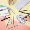 image:imageMr Pen Retractable Gel Pens 12 Pack Colorful Ink Fine Point 07mm  Fast Dry Smooth Writing Cute Pens for Drawing Writing Planner and School SuppliesMonochrome Elegance Barrel  Black Ink