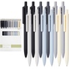 image:imageMr Pen Retractable Gel Pens 12 Pack Colorful Ink Fine Point 07mm  Fast Dry Smooth Writing Cute Pens for Drawing Writing Planner and School SuppliesMonochrome Elegance Barrel  Black Ink
