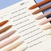 image:imageMr Pen Retractable Gel Pens 12 Pack Colorful Ink Fine Point 07mm  Fast Dry Smooth Writing Cute Pens for Drawing Writing Planner and School SuppliesNatural Barrels  Black Ink