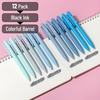 image:imageMr Pen Retractable Gel Pens 12 Pack Colorful Ink Fine Point 07mm  Fast Dry Smooth Writing Cute Pens for Drawing Writing Planner and School SuppliesSky Blue Barrel  Black Ink