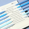 image:imageMr Pen Retractable Gel Pens 12 Pack Colorful Ink Fine Point 07mm  Fast Dry Smooth Writing Cute Pens for Drawing Writing Planner and School SuppliesSky Blue Barrel  Black Ink