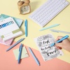 image:imageMr Pen Retractable Gel Pens 12 Pack Colorful Ink Fine Point 07mm  Fast Dry Smooth Writing Cute Pens for Drawing Writing Planner and School SuppliesSky Blue Barrel  Black Ink