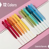 image:imageMr Pen Retractable Gel Pens 12 Pack Colorful Ink Fine Point 07mm  Fast Dry Smooth Writing Cute Pens for Drawing Writing Planner and School SuppliesWinter Forest Ink
