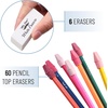 image:imageMr Pen School Eraser Combination Set 66 Pack Pink  Latex Free Erasers for School Office Art Sketching Homework Exams Clean SmudgeFree CorrectionPink Shades