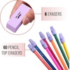image:imageMr Pen School Eraser Combination Set 66 Pack Pink  Latex Free Erasers for School Office Art Sketching Homework Exams Clean SmudgeFree CorrectionPurple
