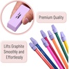 image:imageMr Pen School Eraser Combination Set 66 Pack Pink  Latex Free Erasers for School Office Art Sketching Homework Exams Clean SmudgeFree CorrectionPurple