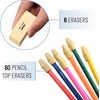 image:imageMr Pen School Eraser Combination Set 66 Pack Pink  Latex Free Erasers for School Office Art Sketching Homework Exams Clean SmudgeFree CorrectionYellow