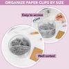image:imageMr Pen Silver Paper Clips 750 pcs 3 Sizes Small Medium and Large  Steel Paper Clips with Storage Box for Office School DIY Binder Clips Business Card Holders amp Envelope Clips