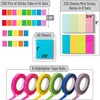 image:imageMr Pen Small Sticky Notes Set Index Tabs Highlighter Tape  Mini SelfStick Sticky Pads for Bible Study Office School Planning Journaling amp Organization