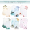 image:imageMr Pen Stationery Writing Paper Set with Envelopes 52 x 73  60 Letter Sheets amp 30 Envelopes Smooth Printable Letter Paper for Handwritten Notes Personal Letters InvitationsMisty forest