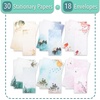 image:imageMr Pen Stationery Writing Paper Set with Envelopes 52 x 73  60 Letter Sheets amp 30 Envelopes Smooth Printable Letter Paper for Handwritten Notes Personal Letters InvitationsMisty forest