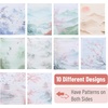 image:imageMr Pen Stationery Writing Paper with Envelopes 85 x 11 Inch  160 Pack50 Letter Writing Paper with 50 Envelopes and 60 Round Dot Sticker Cherry Blossoms Cute Stationary Set with 10 Desi