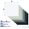 image:imageMr Pen Sticky Notes 3x3 12 Pads 600 Sheets Greyish Tones  Sticky Notes Bulk SelfStick Note Pads Perfect for Office School Home Study amp Organization