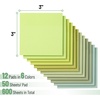 image:imageMr Pen Sticky Notes 3x3 12 Pads 600 Sheets Shades of Green  Sticky Notes Bulk SelfStick Note Pads Perfect for Office School Home Study amp Organization