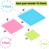 image:imageMr Pen Sticky Notes Set 15 Pack 2x2 3x3 4x4 600 Sheets  Lined amp Blank Notes SelfStick Sticky Pads for Bible Study Office School Planning Journaling amp OrganizationA Bright