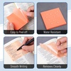 image:imageMr Pen Transparent Glitter Sticky Notes 3x3 12 Pads 600 Sheets  Colorful Plastic Glitter Sticky Notes Bulk SelfStick Note Pads for Women Office School Home Study amp OrganizationPrism Glow