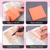 image:imageMr Pen Transparent Glitter Sticky Notes 3x3 12 Pads 600 Sheets  Colorful Plastic Glitter Sticky Notes Bulk SelfStick Note Pads for Women Office School Home Study amp OrganizationVivid Palette